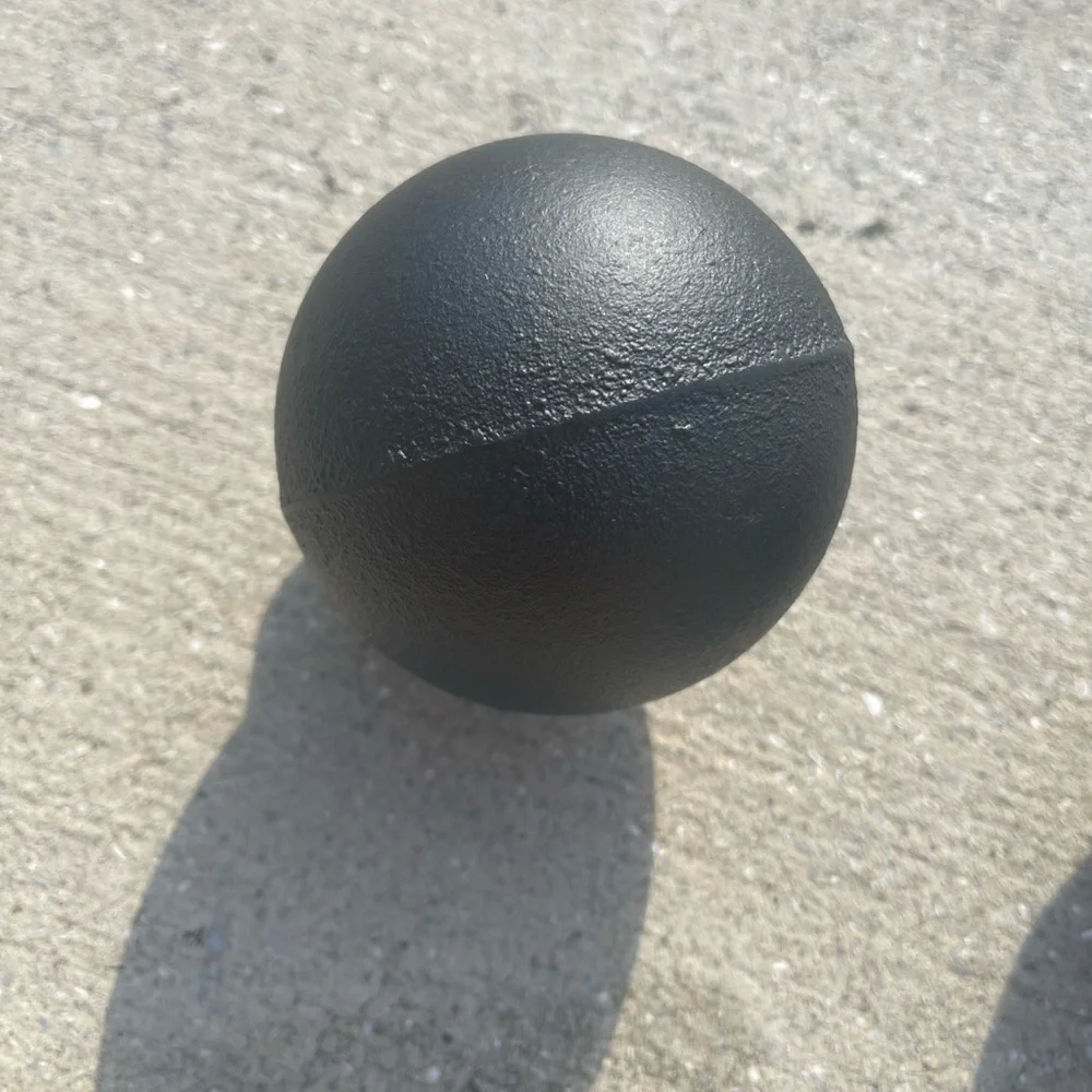 RH Restoration Hardware INDUSTRIAL HAND-FORGED SMOOTH BALL FINIAL BLACKENED IRON